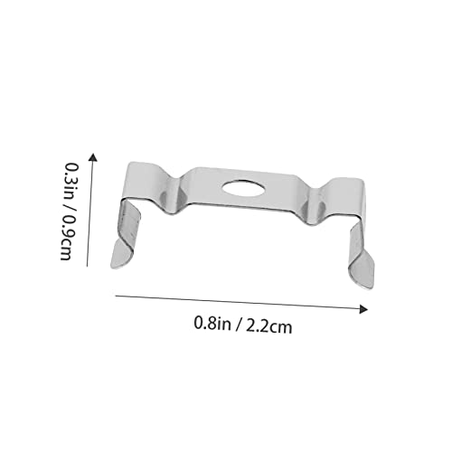 WOONEKY 100 Unidades Suporte T5 Suporte De Montagem Clipes De Luz De Tubo Suportes De Tubo De Led Tu