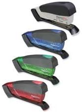 Stapler, Staples 20 Sheets, Rubber Handle, Translucent Green
