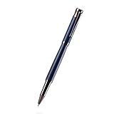 BLMAGS Agarre cómodo Bolígrafos de Metal, bolígrafos de Gel reutilizables, escritura suave, peso perfecto for diario, toma de notas, suministros escolares de oficina ligero(Blu)