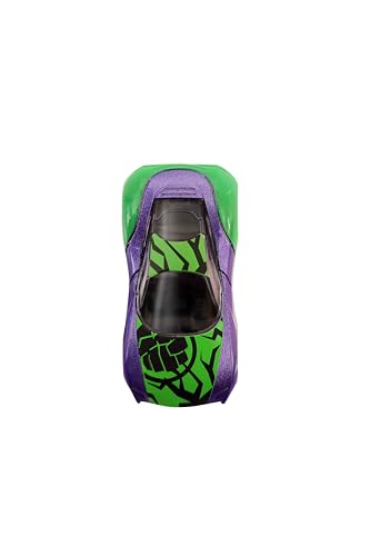 Image of Marvel Go Collection | Knight Speed | Hulk | 1:64 Diecast Toy Car | Ages 3 and Up | Collect Them All, Green