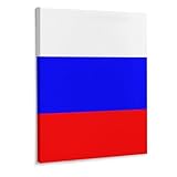 Cmagnifico Gerahmte Leinwand-Wandkunst, rotgoldener Marmor, russische Flagge, Rottweiler, rote Wassermelone, Samojede, einzelnes hängendes Bild für Wohnzimmer, Schlafzimmer