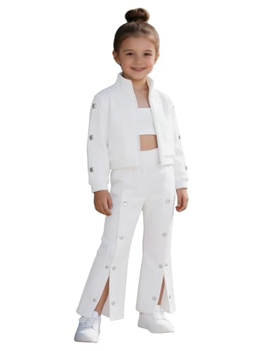 Ensemble veste raffinée fille et pantalon tailleur - Mode chic enfants haut de gamme