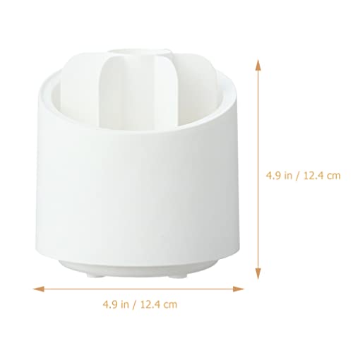 Homoyoyo Suporte giratório para pincéis de maquiagem, caixa de armazenamento de pincéis de maquiagem