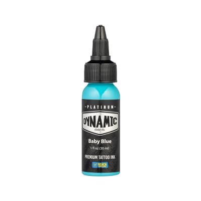 Viking by Dynamic Baby Blue - Tinta para tatuajes, 30 ml