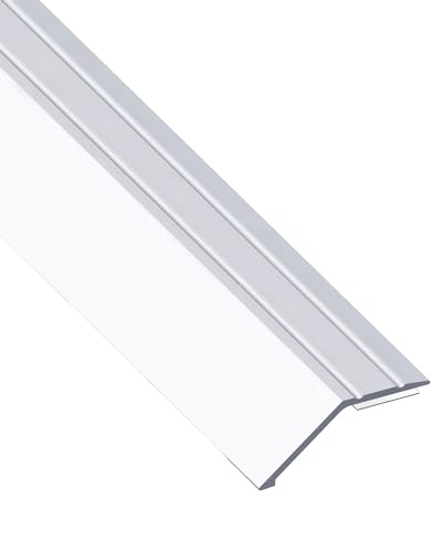 Gedotec Profilé de transition Argent 1000 mm Alu I Longueur 1m - raccourcissable Largeur 41 mm I Made in Germany I Profilé de finition en aluminium anodisé,...