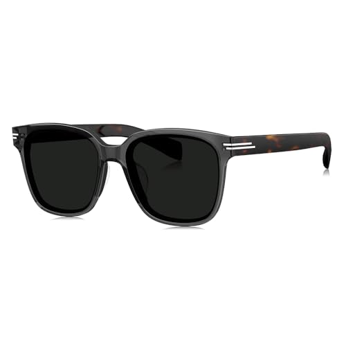 Image of BOLON Unisex Classic Square Polarized UV400 Sunglasses | Exclusive Eyewear Brand of EssilorLuxottica, Iconic Lightness Square Silhouettes from BOLON