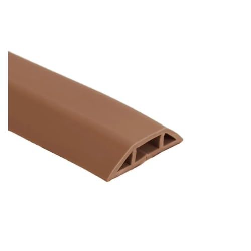 Protecteur de câble PVC auto-adhésif souple de 1M pour une dissimulation invisible au sol