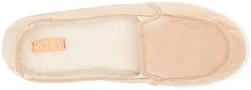 Roxy Women's Minnow Faux Fur Slip on Sneaker Shoe, TAN 214, 8.5 | Image 4