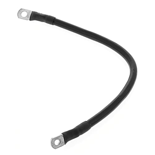 All Balls Racing 78-114-1 14' Black Battery Cable with 1/4" & 5/16" Lug Terminal Compatible with/Replacement for Motorcycle, Dirt Bike, Powersports, ATV, UTV, Snow, Marine, Automotive, RV, Mower