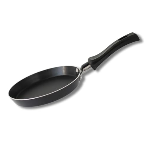 Elo Mini crêpière 675142614 cm avec revêtement en céramique sans PFAS Tous Feux sauf Induction, Noir