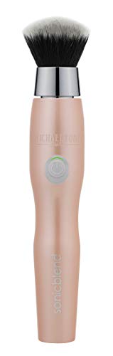 Michael Todd Beauty Sonicblend Makeup Brush – Antimicrobial, Rechargeable – For Liquid, Cream, and Powder Based Make Up – For All Skin Types