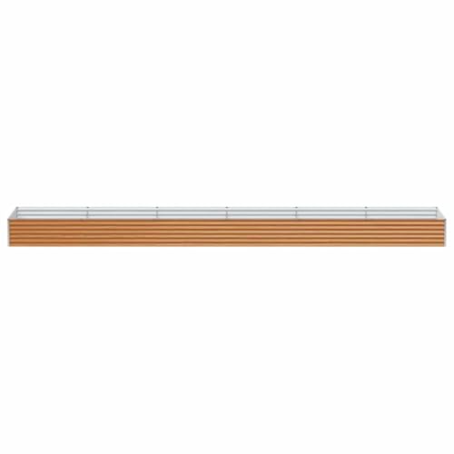 Jardinière surélevée rectangulaire en acier galvanisé durable - 6