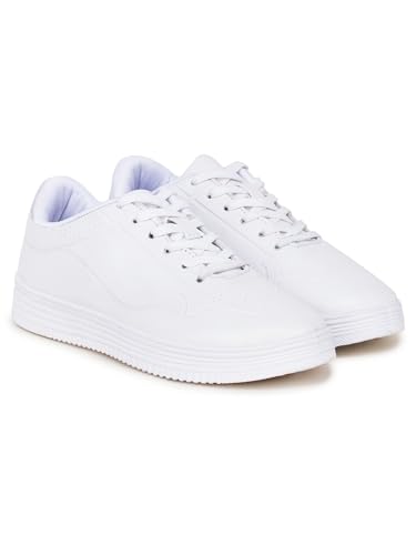 Image of ATHCO Womens Slick Doctor Shoes Women's Lace Up Sneakers Comfortable for Walking & Casual Wear Stylish Lightweight Design with Memory Foam Comfort for Health, Uniform and Nursing Footwear.