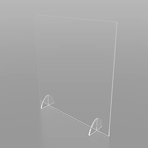 Spuckschutz 120×60 cm aus PLEXIGLAS ohne Durchreiche