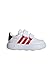 adidas Breaknet 2.0 Shoes Kids Tennisschuhe, Cloud White/Better Scarlet/Carbon, 26 EU