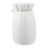 Aspect : ce vase à fleurs en plastique présente un design réaliste imitant la céramique avec une finition élégante, idéal pour embellir votre intérieur. il peut également servir de vase pour des compositions de fleurs séchées