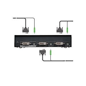Amazon.co.jp: 〔〕サンワサプライ フルHD対応DVIディスプレイ分配器 2
