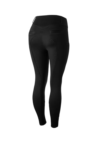 HORZE Mira Womens Thermo Full Seat Breeches - Black - 32