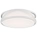 Access Lighting - HI Access 49990LEDD-WH/ACR Transitional LED Flush Mount from Lucia Collection in White Finish