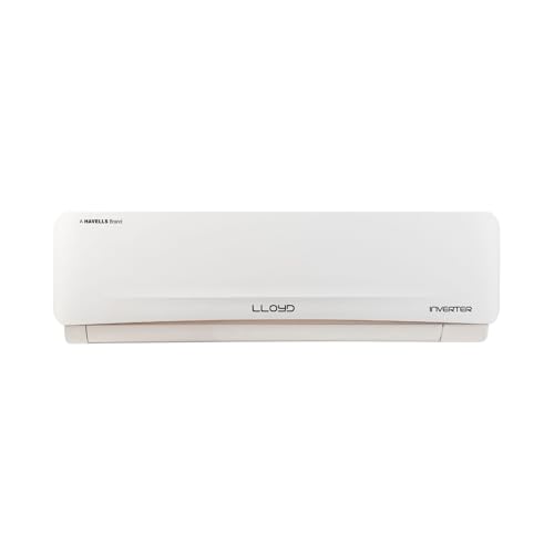 Image of Lloyd 1.4 Ton 5 Star Inverter Split AC (5 in 1 Convertible, Copper, Anti-Viral+PM 2.5 Filter, Anti Corrosion Coating, White with Golden Deco Strip, GLS18I5FOGES)