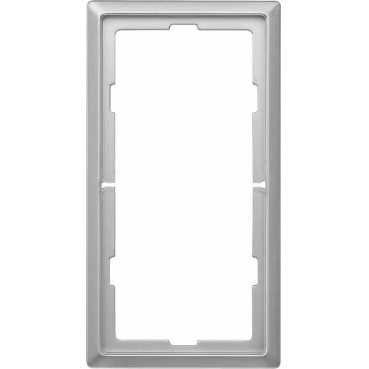 Cadre 2 postes Artec Schneider Elec acier stylise votre salon moderne et épuré