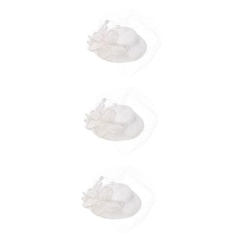Chapeau fascinator tulle léger pour coiffure de mariage sans serrer la tête