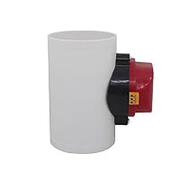 Drosselklappe elektrisch lüftungsrohr PVC AC220v DC12v 24v luftklappe hvac absperrklappe mit motor lüftungsklappe dunstabzugshaube (DC12v 160mm Innendurchmesser)