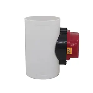 Electric Butterfly Valve With PVC Actuator Control Butterfly Valves For Ventilation Air Capping Air Conditioning