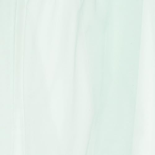 1m Organza Stoff zum Nähen Meterware Dekostoff Hauchzart Fein Durchsichtig | zum Dekorieren Basteln 150cm breit | leichter Glanz Stoffe für Gardine Vorhänge Tischdecken Deko Schals (010 Mint)