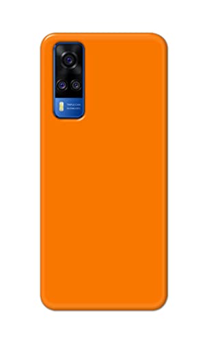 Image of Plain Orange Hard Back Case Cover for Vivo Y51 / Vivo Y51A / Vivo Y31 Back Cover -(J5) VNS2229