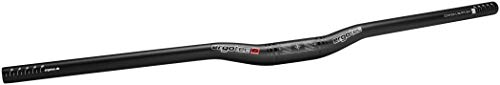 Guidon de barre basse vélo tout chemin noir cintre ergonomique