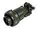 ITT CANNON MS3106F22-14P Straight Plug, 19 Contacts, 22-14, Threaded, Solder PIN, Circular Connector, MIL-DTL-5015 Series