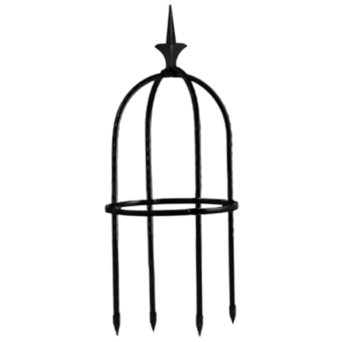 Ngbbby Enrejado de jardín Obelisco de Torre de Hierro de 29, 5x6 Pulgadas para Plantas trepadoras, Soporte para Tomate, Flores, Verduras, Rosas, Red de Enrejado, al Aire Libre