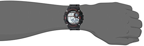 Armitron Sport Men's 40/8356RED Red Accented Digital Chronograph Black Resin Strap Watch2