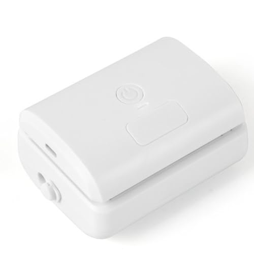 Rtauhife Mini Sellador Al VacíO 2 en 1, Sellador y Cortadora, Sellador AutomáTico de Alimentos para Bolsas de PláStico, Almacenamiento de Alimentos, Refrigerios