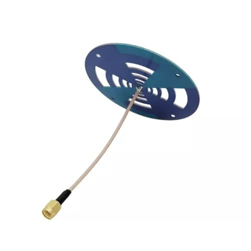 Antena UWB de 550 MHz-7 GHz, registro periódico, omnidireccional, rendimiento estable de alta ganancia para detección de EMI de intensidad de campo de onda de pulso