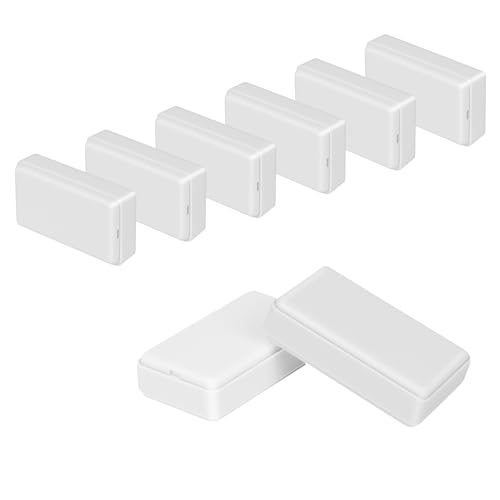 HoHaing boîte projet 8 boîtes électriques jonction ABS blanc 50x28x15mm