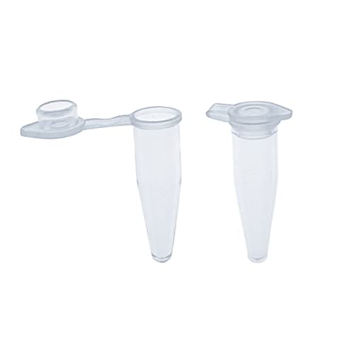 Muhwa 1000Pcs Pcr Tube With Flat Cap, 0.2 Ml Microcentrifuge Tube, Pcr Reaction Tube (0.2Ml) #TOP2