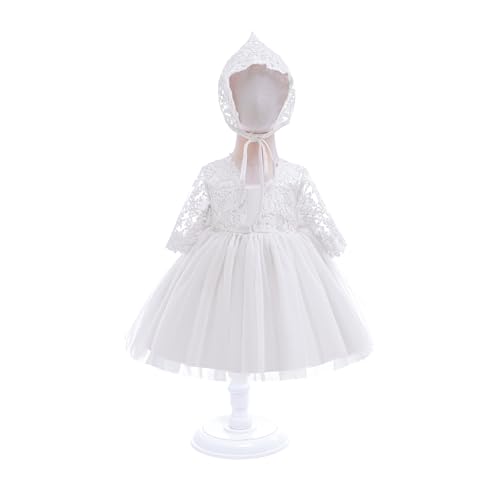 Lace Flower Baby Girl Dress with Big Bowknot Toddler Tulle Tutu for Formal Birthday Party2