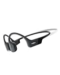 SHOKZ OpenRun Mini Casque à Conduction osseuse, écouteurs Bluetooth Oreilles Libres pour Le Sport avec Micro, Casque sans Fil étanche IP67, 8 Heures d'autonomie, USB-C, Bandeau de Sport, Noir
