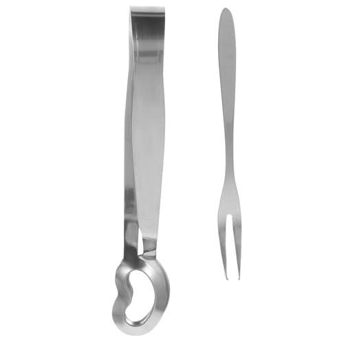 FUNNETOYU Vajilla De Caracol Pinzas De Acero Inoxidable Para Caracoles Pinzas Para Comida Para Servir Caracoles Eventos o Fiestas De Utensilios Para Mariscos Multiusos Para Alimentos