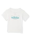 camiseta adidas rosa bebe Gargantilla adidas GN2254 tee T-Shirt Unisex-Baby White 2-3A