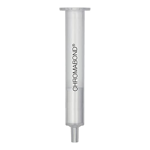 CHROMABOND C18 ec évite la contamination plastique grâce au verre 3 ml