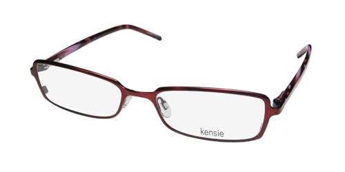 Lunettes kensie Curiosité Merlot 52 MM | Monture optique élégante pour femmes