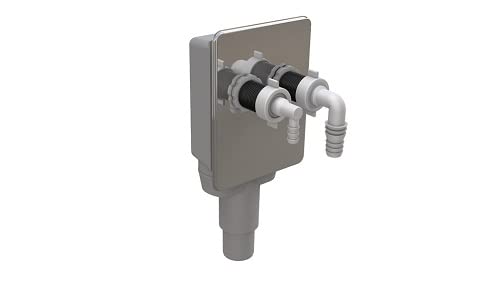 Por Bonomini Sifone Ad Incasso Doppio Scarico Lavatrice Asciugatrice