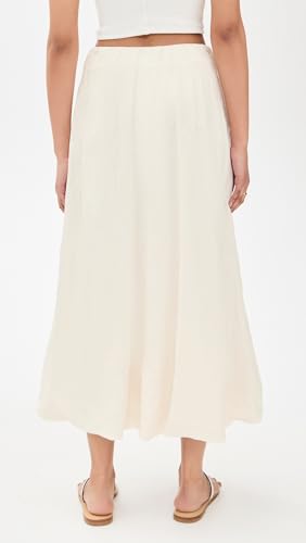 Velvet Women's Rachelle Bubble Hem Linen Skirt3