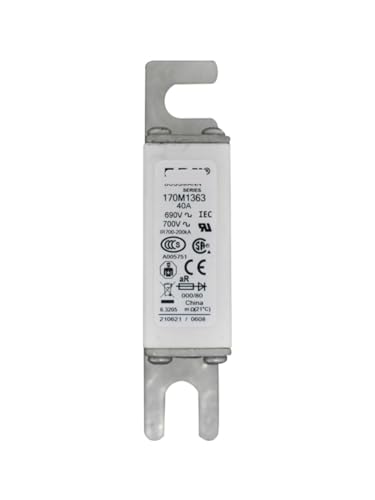 Fusible 170M1363 à action rapide sous vide pour cartouche cylindrique électronique