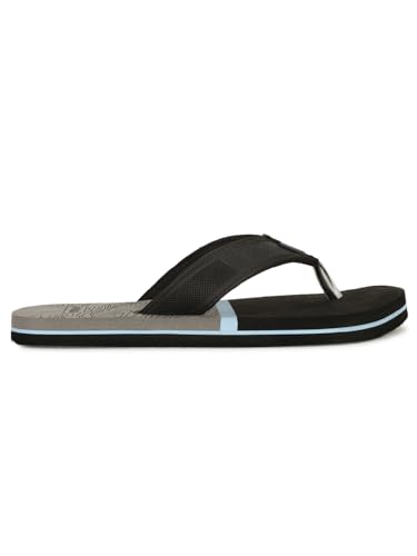 Image of Bata Oasis Men's Black Flip Flops - 8 UK (8716204)
