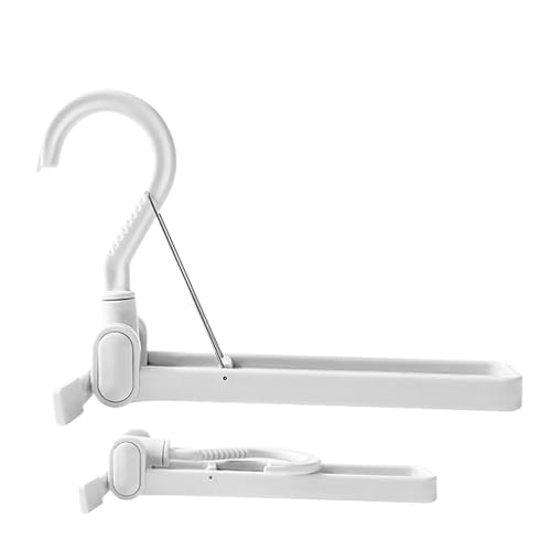 Percha de ropa plegable, perchero plegable, perchero de percha ajustable con brazo oscilante plegable - Perchero portátil para colgar de viaje para baño, dormitorio, dormitorio