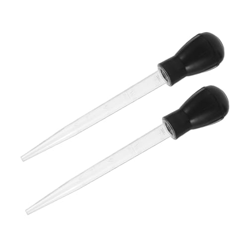 LABRIMP 2pcs Turkey Baster Food Injector Meat Injector for Flavor Injection Versatile Kitchen Tool for Grilling Bbq and Cooking Precise Oil Control